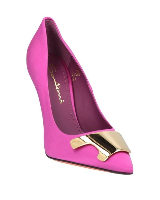 Santoni Pink Pumps