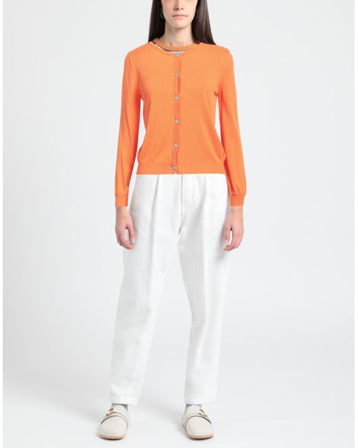 Niu Orange Cardigan Viscose, Polyester