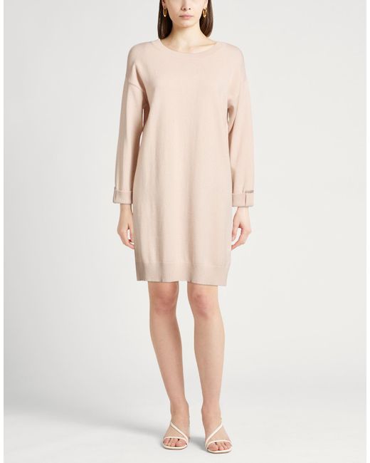 Anna Molinari Natural Mini Dress