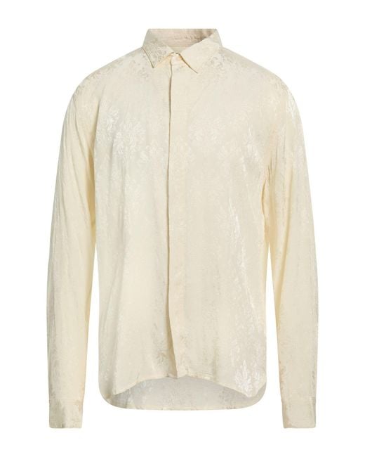 John Varvatos White Shirt Viscose for men