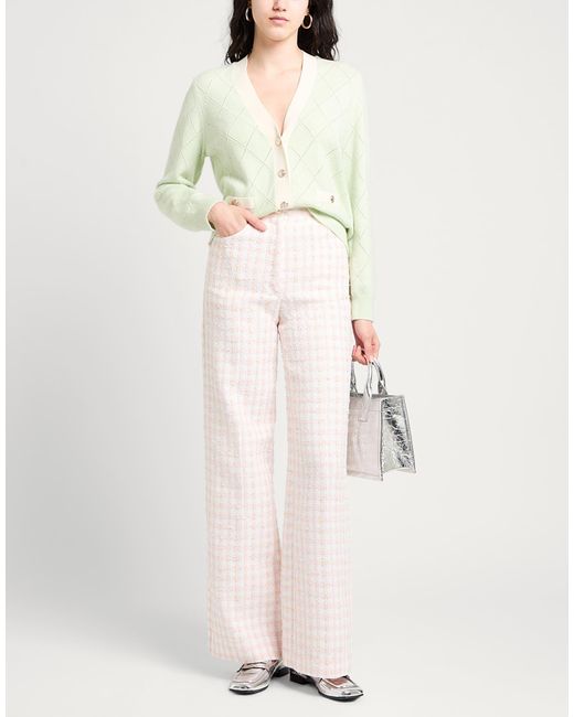Sandro White Light Pants Polyester