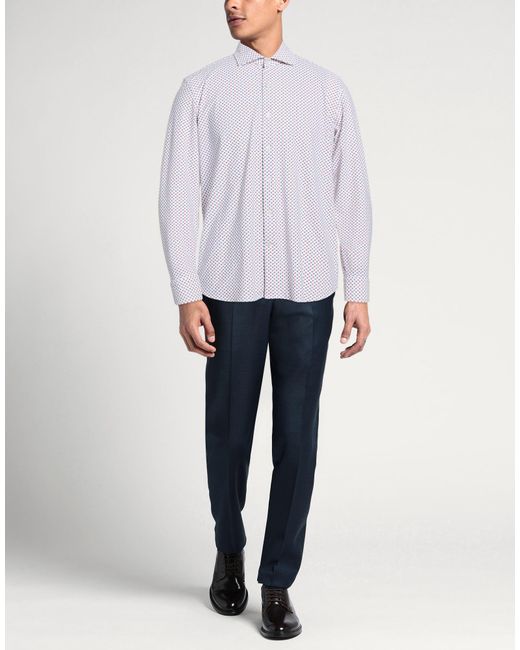 Ghirardelli White Next Shirt Polyamide, Elastane for men