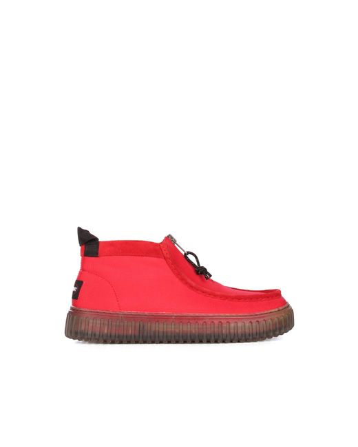 Chaussures à lacets Clarks pour homme en coloris Red