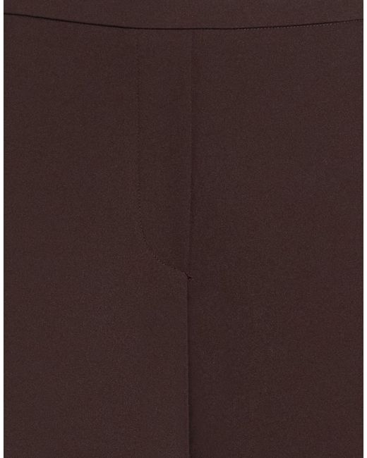 RUE DU BAC Brown Pants Polyester, Elastane