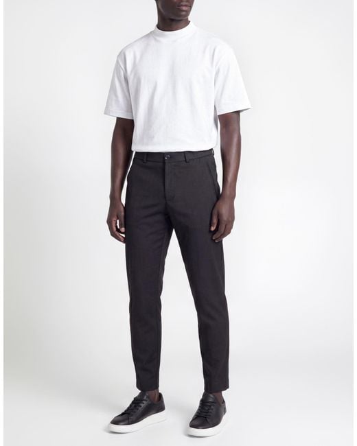 Rrd Black Charcoal Pants Virgin Wool, Elastane for men