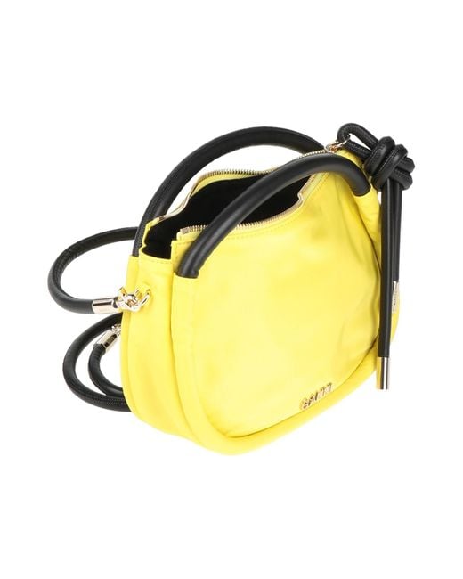 Ganni Yellow Handbag
