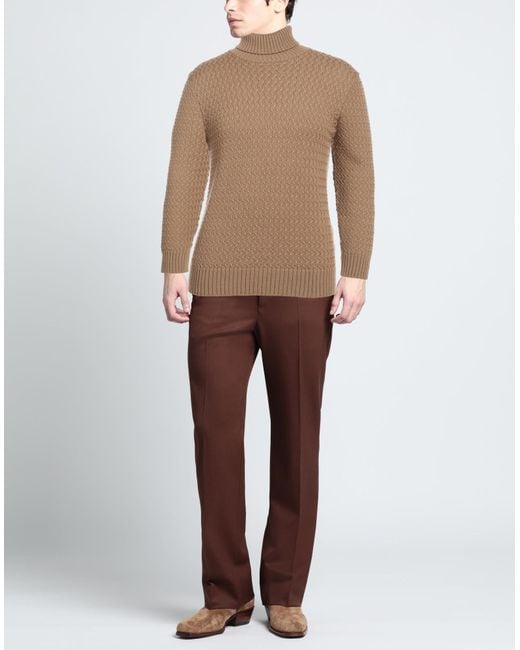 Circolo 1901 Rollkragenpullover in Brown für Herren