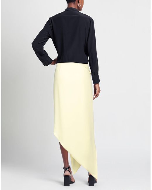 A.W.A.K.E. MODE Yellow Midi Skirt