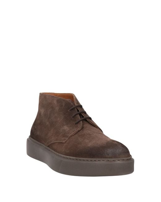 Doucal's Brown Ankle Boots for men