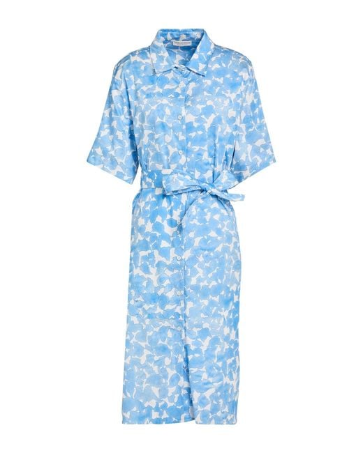 Le Tricot Perugia Blue Midi-Kleid