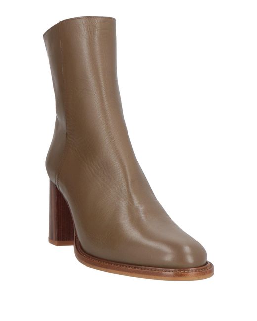Zinda Brown Ankle Boots Leather
