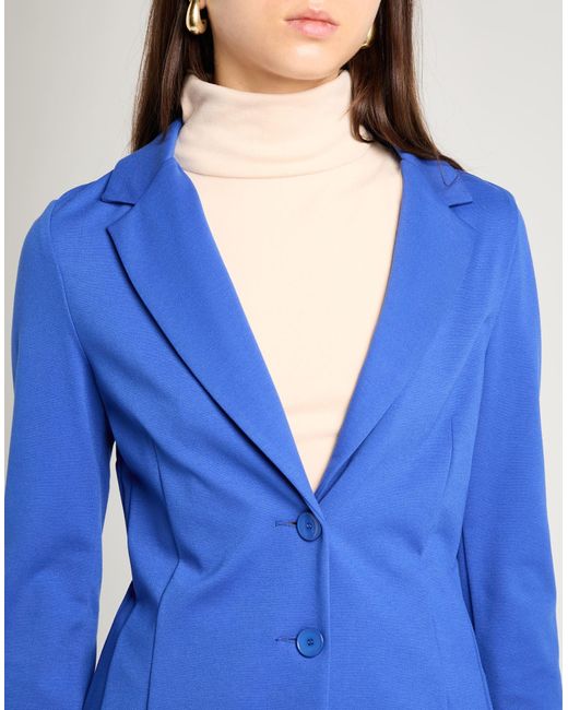 Siste's Blue Suit Viscose, Polyamide, Elastane