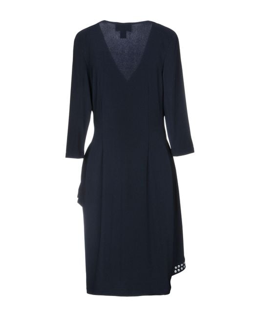 Joseph Ribkoff Blue Midnight Midi Dress Polyester, Elastane