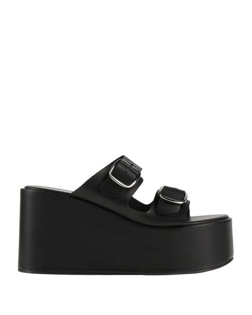 Coperni Black Sandals Leather