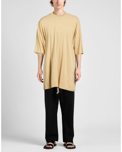 Rick Owens Natural T-Shirt Cotton for men
