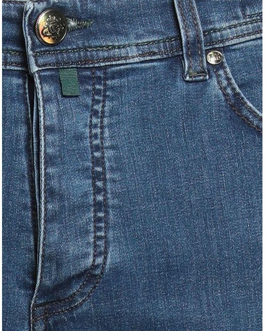 Luigi Borrelli Napoli Blue Jeans Cotton, Elastane for men