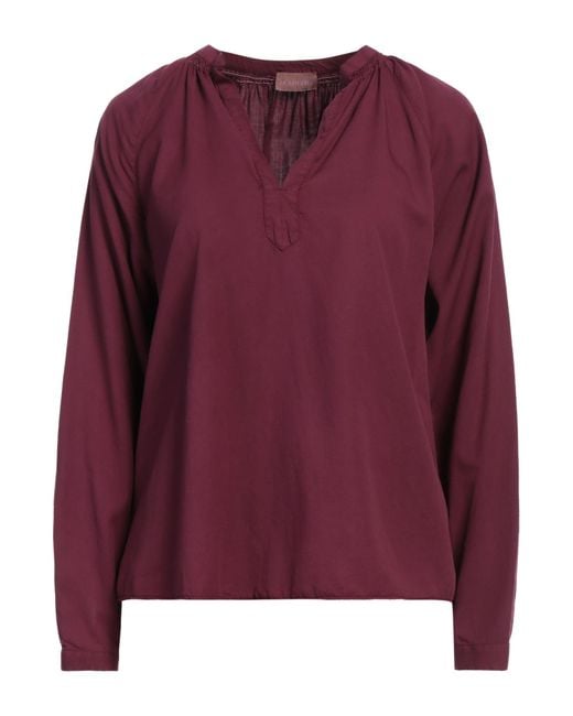 Accademia Purple Plum Top Cotton, Tencel