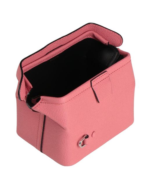Valextra Pink Antique Rose Cross-Body Bag Calfskin