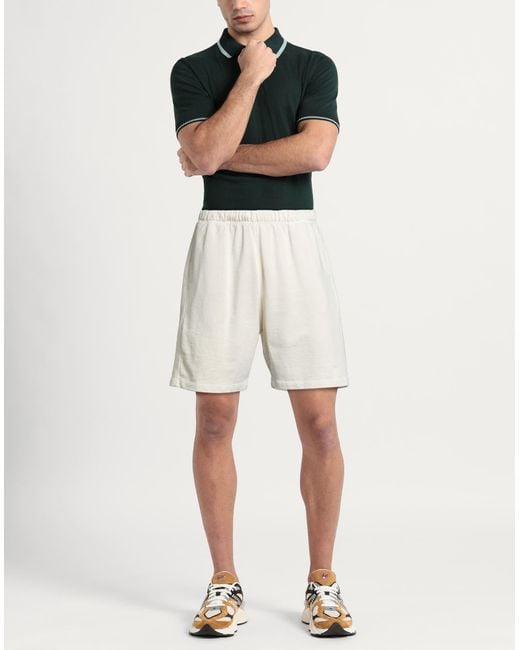 Nigel Cabourn White Shorts & Bermuda Shorts for men