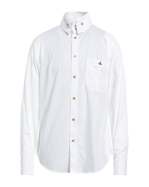 Vivienne Westwood White Shirt Organic Cotton for men