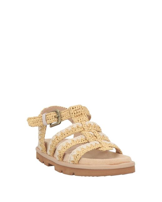 Mou Natural Sandals