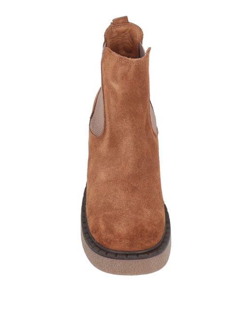 BUENO Brown Ankle Boots