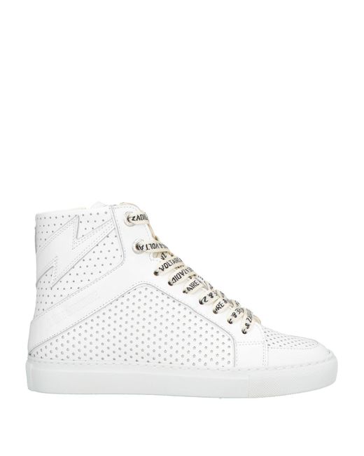 Zadig & Voltaire White Sneakers Leather
