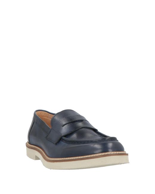 Roberto Botticelli Blue Loafers for men