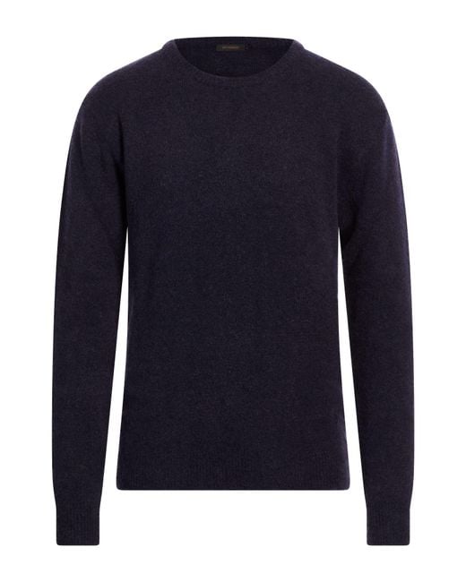 Officina 36 Blue Sweater Polyamide, Alpaca Wool, Virgin Wool, Elastane for men