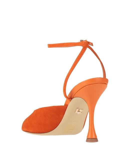 Lola Cruz Orange Sandals
