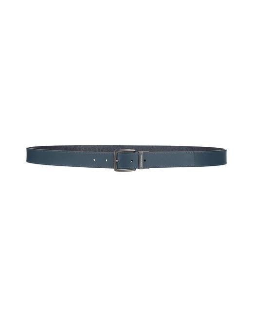Emporio Armani Blue Belt Cow Leather for men