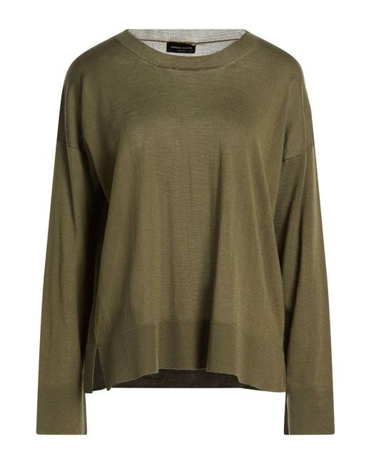 Pullover Roberto Collina en coloris Green