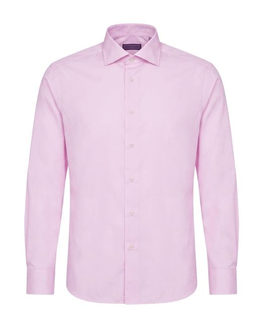 Canali Pink Shirt Cotton for men
