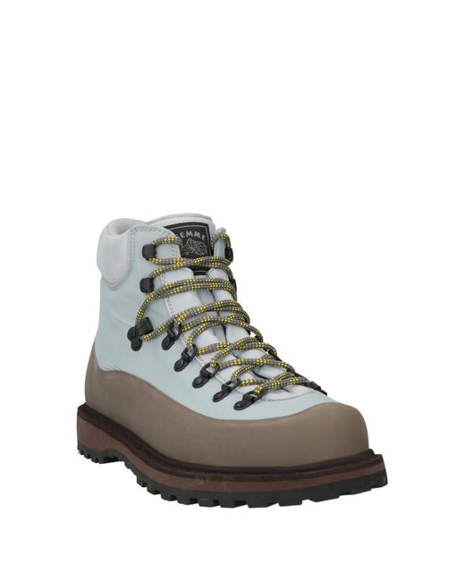 Diemme Gray Sky Ankle Boots Leather, Textile Fibers for men