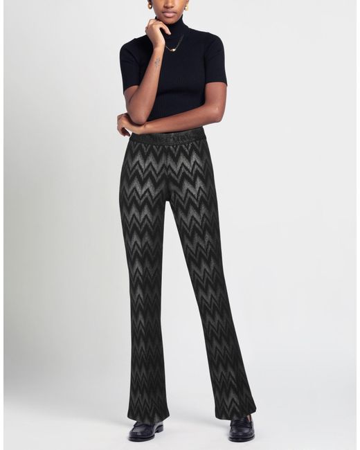 Cambio Black Pants Polyester, Modal, Elastane