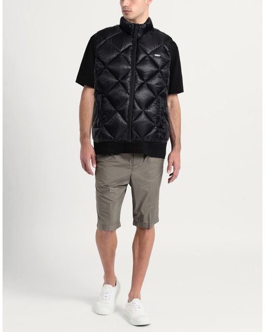 Obey Black Gilet for men