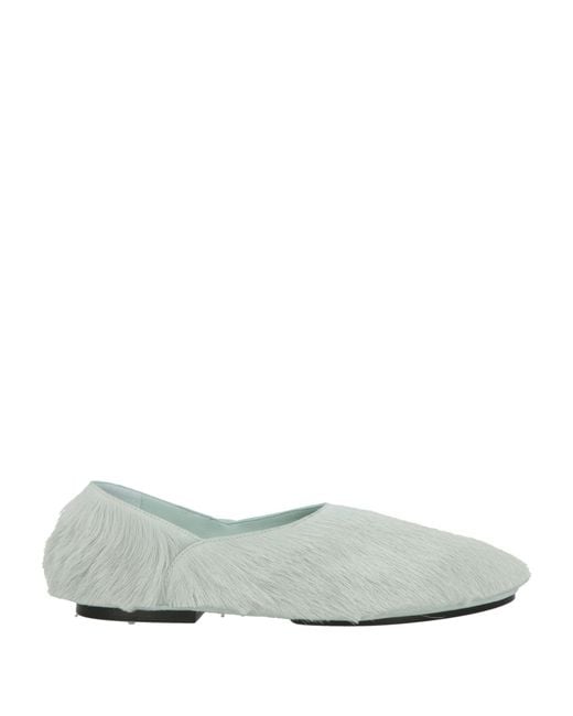 Jil Sander White Mokassin