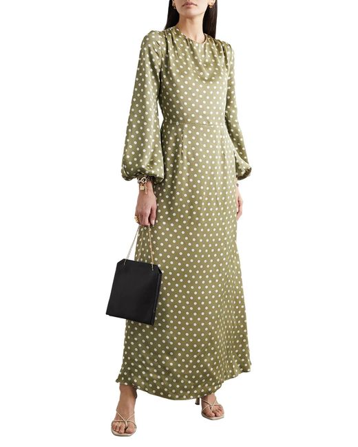 Vestido largo Racil de color Green