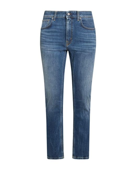 Department 5 Blue Jeans Cotton, Rubber for men