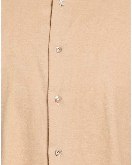 Borriello Natural Sand Shirt Cotton for men