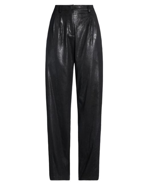 Nostrasantissima Black Pants Polyester, Elastane