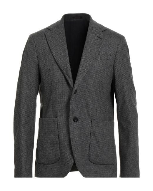 Officina 36 Black Blazer for men