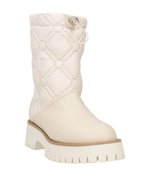 Pollini Natural Ankle Boots