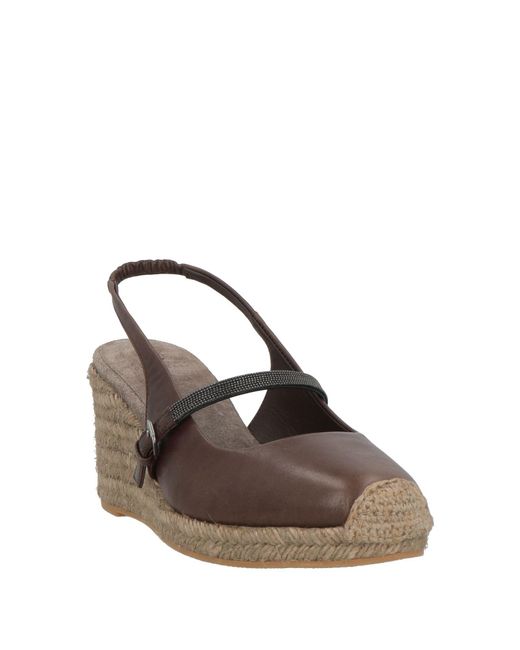 Brunello Cucinelli Brown Espadrilles