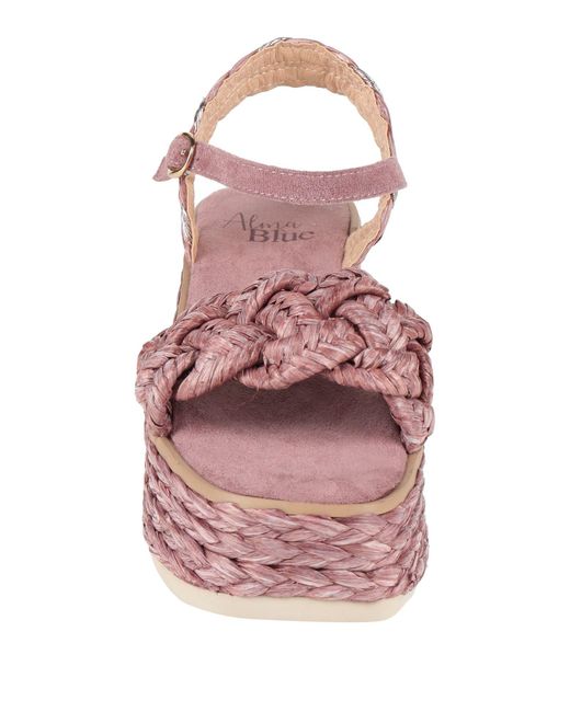 ALMA BLUE Pink Espadrilles