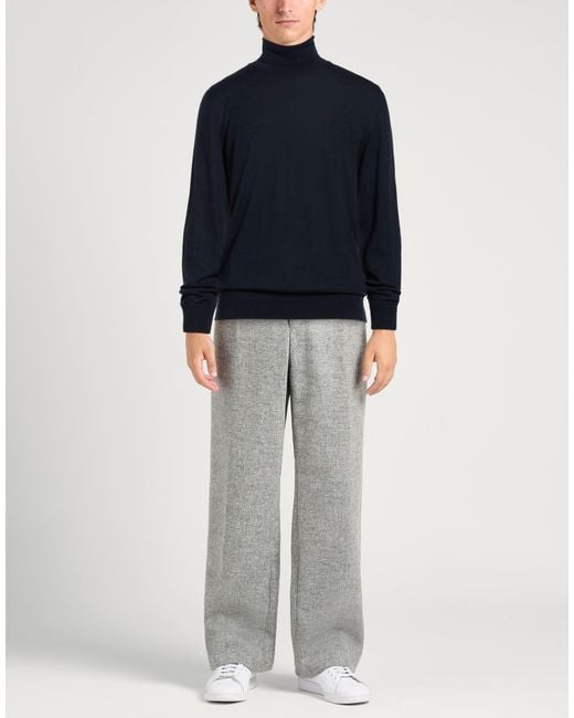Barena Blue Turtleneck Merino Wool for men