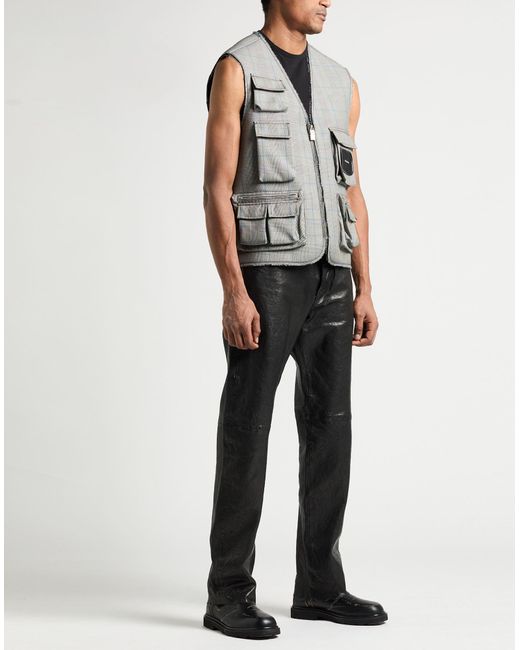 Givenchy Gray Vest Wool for men