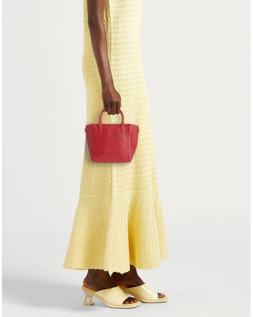 Il Bisonte Red Handbag