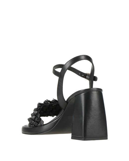 Emanuélle Vee Black Sandals