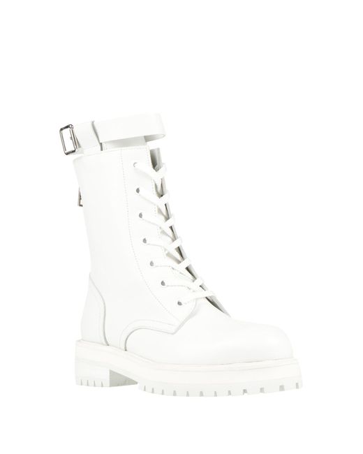Dondup White Ankle Boots